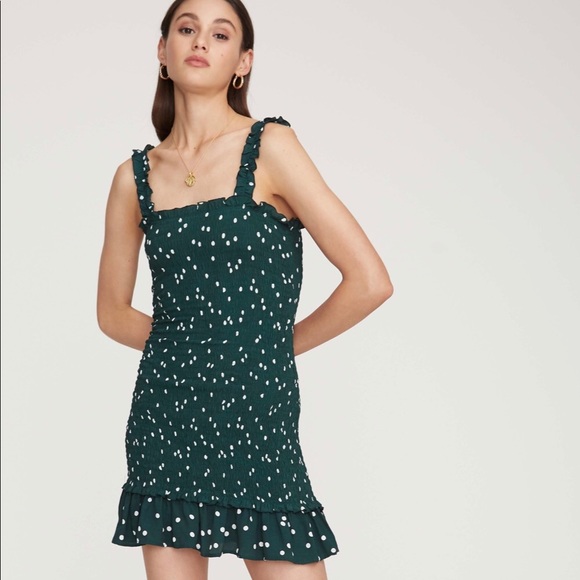 faithfull del mar mini dress